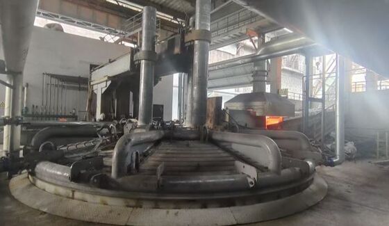 Slag dry granulating thermal insulation buffer electric furnace