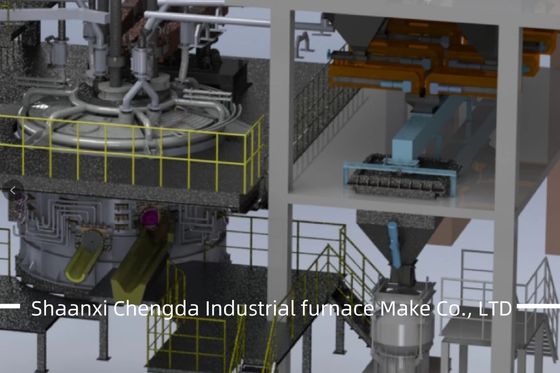 Chất liệu pin lithium thứ ba tái chế thiết bị lò điện