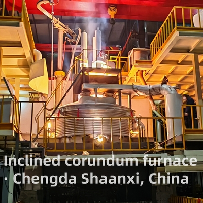 Cửa lò Corundum điện kiểu lừa với năng lực sản xuất hàng tháng phụ thuộc vào các thành phần