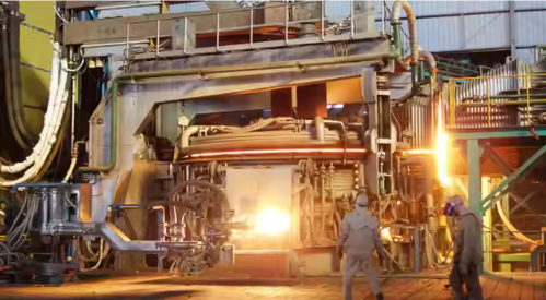 1000KG DC Arc Furnace cho dây chuyền sản xuất Rebar Electric Arc Furnace