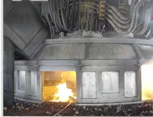 Cửa lò cung điện Calcium Carbide cho Ferrosilicon Silicomanganese Ferrochromium