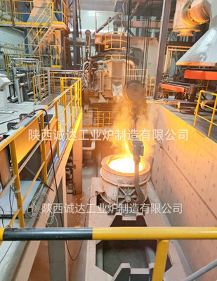 Thiết bị nấu chảy điện cực đồng nung chảy hồ quang DC plasma 500kW cho dung tích 5 tấn 1500°C