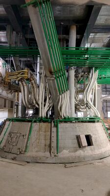 Lò luyện ferromangan cacbon thấp trung bình 10000KVA với Công nghệ nấu chảy hồ quang chìm