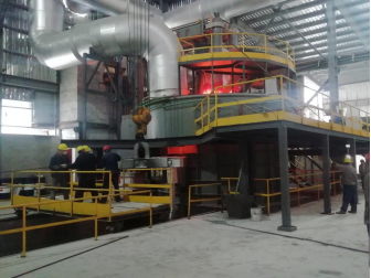 60T lò lọc chảo Argon hệ thống xáo trộn để khử khí thép nóng chảy